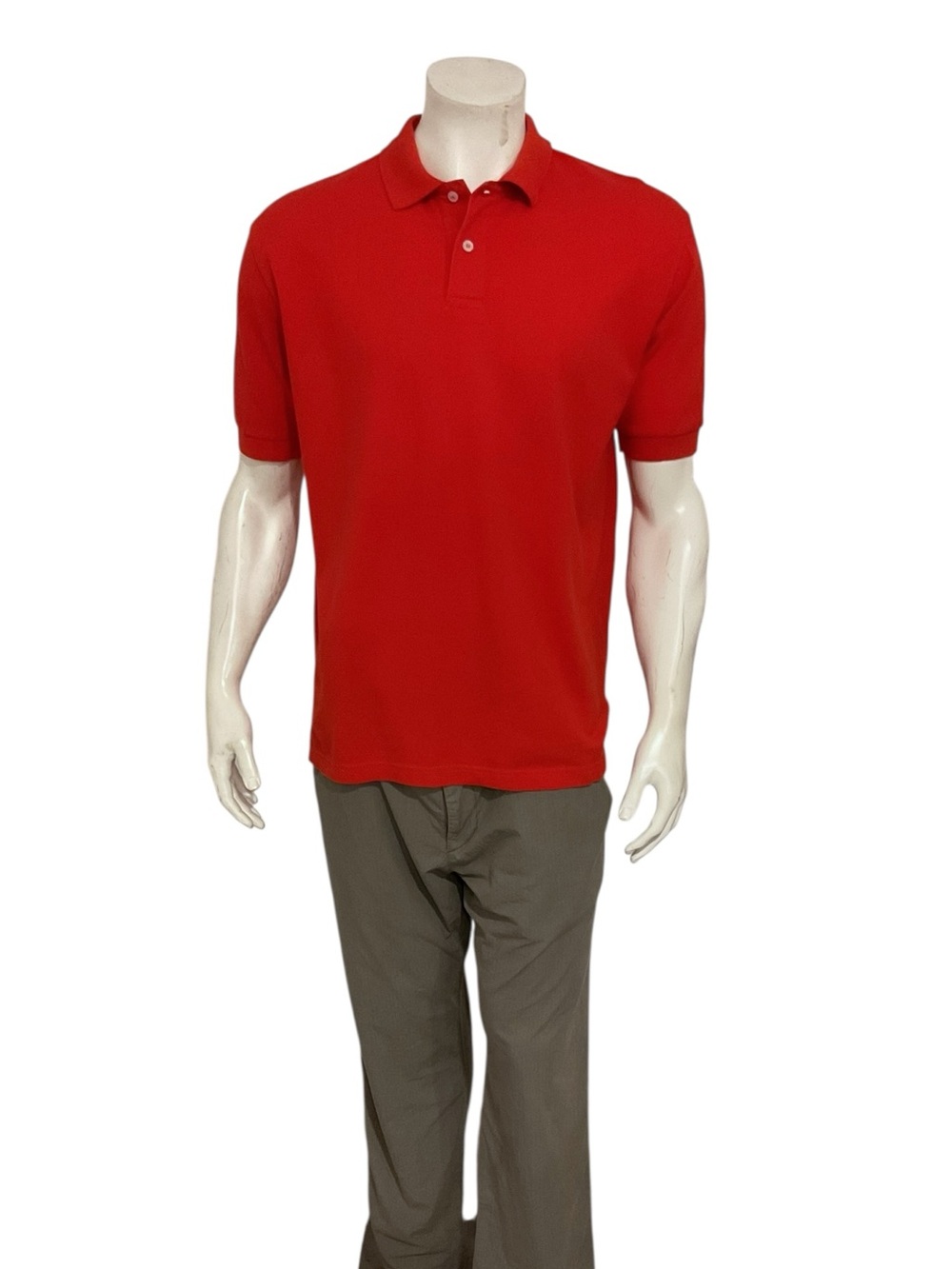 Ermenegildo Zegna Men's Red Classic Polo Shirt